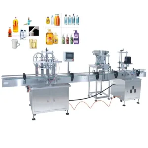 Automatic Laundry Detergent Dishwashing Liquid Gel Hand Soap Bottle Filling Machine Line