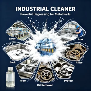 Automatic Parts Washer Fluid and Water-Based Industrial Degreaser for Conveyor and Spray Cabinet Washing