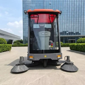 Automatic Ride-on Street Sweeping Vacuum Floor Cleaning Machine with 48V Power and 1500W Motor