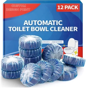 Automatic Toilet Bowl Cleaner Tablets Bathroom Toilet Tank Cleaner 12 PACK