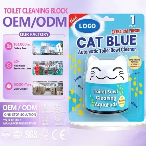 Automatic Toilet Bowl Cleaner Tablets Long-Lasting Deodorizing Septic Safe Unscented Stain Prevention