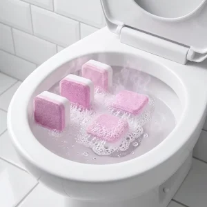 Automatic Toilet Cleaning Tablets Deodorizing Descaling Toilet Bowl Cleaner Blocks