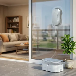 Automatic Window Cleaning Robot Smart Glass Cleaner 5300Pa Suction Home Window Cleaning Machine OEM Factory