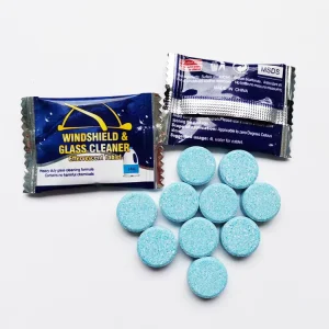 Automobile Glass Water Dust and Soot Remover Solid Washer Agent Windshield Cleaner Effervescent Sheet