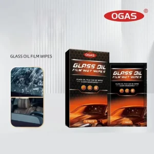 Automotive Glass Oil Film Degreasing Wet Wipes, Portable, for Stain Removal