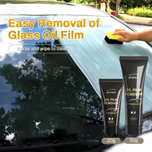 Automotive Glass Oil Film and Water Spot Remover for Windshields, Windows, and Mirrors