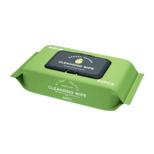 Avocado Scented Individually Wrapped Travel Facial Cleansing Makeup Removing Soft Comfortable 13x17cm Non Woven Wet Wipes 60