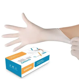 BG26 Powdered Latex Disposable Gloves, Heavy Duty for Cleaning, Tattoo, Dental Examination and Hand Protection