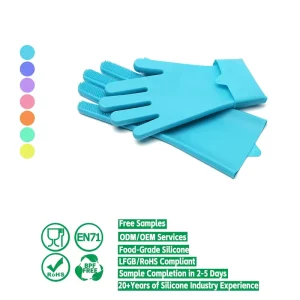 BPA-Free Silicone Dishwashing Gloves, 180 g