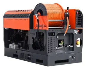 BS3070 300bar 70LPM Remote-Control Drain Cleaning Machine with Pump for Sewer Blockages
