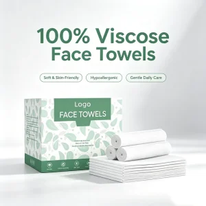 BSCI ISO9001 Disposable Towel for Sensitive Skin Nonwoven for Makeup Biodegradable Washable Reusable Disposable Towel
