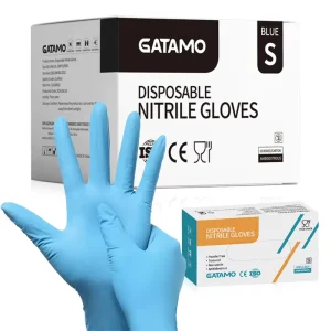 BSN006 4mil Nitrile Examination Gloves Powder-Free Food Grade Guantes de Nitrilo
