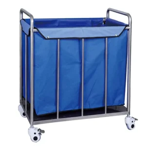 BT SLT033 Hospital Mobile Nursing Morning Trolley Dirty Laundry Cart Stainless Steel Medical Dirty Linen Trolley
