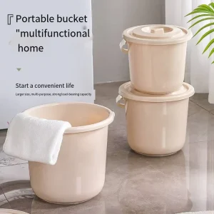 BW1021 Manufacturer Directly Supplies Large Portable Plastic Water Bucket with Handles PP Material Cute Colors Cute Colors