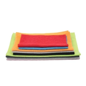 BZX Customizable Multi size 100% Polyester Microfiber Cleaning Cloth All Purpose Microfiber Towels Streak Free Cleaning Rags