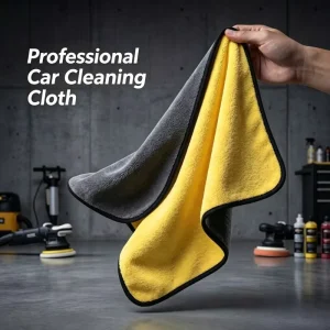 BZX Double Sided Microfiber Cleaning Cloths Car Drying Detailing Polishing Absorbent Towel Multi Purpose Home Car Wash Towel