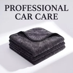 BZX Double sided Twisted Microfiber Cleaning Towel Quick Wicking Plush Microfiber Drying Cloth for Car Care Knitted Towels
