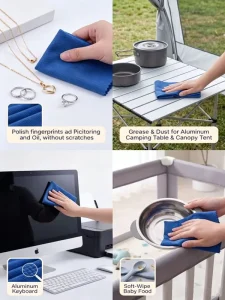 BZX High Quality Cleaning Microfiber Cloths for Kitchen Car Household Super Absorbent Reusable