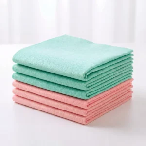 BZX Non Woven Custom Microfiber Cleaning Cloth Towel for Kitchen Car Glass & Home