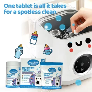 Baby Bottle Cleaner Tablets Baby Bottle Washers Baby-Safe Bottle Washer Tablets Remove Odors