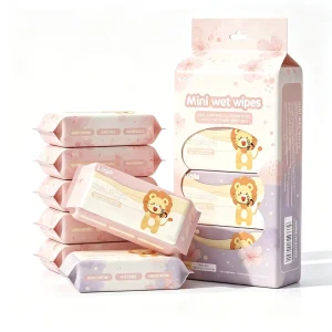 Baby Care Organic Sensitive Skin Biodegradable Customized Sizes Non-Woven Cleansing Baby Wipes for Baby Cleaning