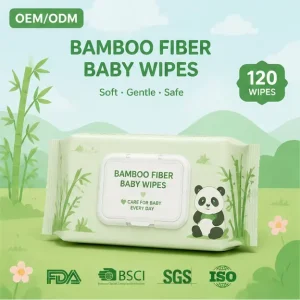 Baby Cleansing Wipes Soft Soothing Hypoallergenic Alcohol Free with Natural Aloe for Sensitive Skin Care Horizon Customizable