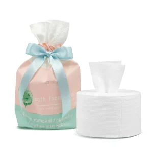 Baby Friendly Soft Face Towels Roll Safe Materials Reusable Facial Tissues for Mothers Infants Gentle Makeup Remova