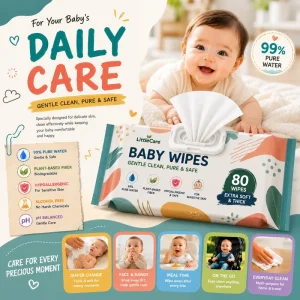 Baby Hand and Mouth Wipes Gentle Water Based Baby Wipes Safe for Babies OEM ODM