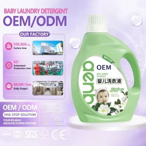 Baby Laundry Detergent for Infants and Toddlers, Grapefruit-Scented Liquid Soap, Stain Removal