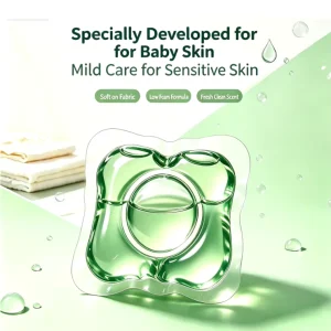 Baby-Safe Laundry Pods Plant Enzyme Gentle Washing Capsules Hypoallergenic for Sensitive Skin and Baby Clothes OEM Private Label