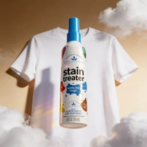 Baby Stain Remover Spray for Newborn Clothes Removes Food Grease and Coffee Stains Instantly No Rinse or Dry Cleaning Needed