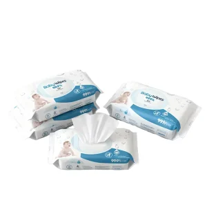 Baby Wet Wipes EDI Pure Water 99.9% 60 Counts Factory ISO Certified Infant Sensitive