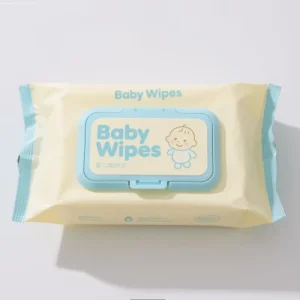 Baby Wet Wipes Spunlace 50gsm 80pcs Organic Natural 99 Percent Purified Water Unscented Hypoallergenic Soft 15x20cm OEM ODM