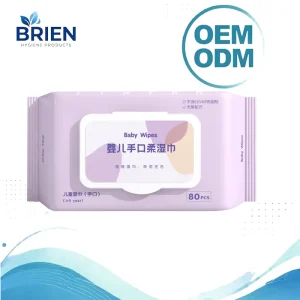 Baby Wipes 100% Organic Pure Anti Bacterial Double Seal Protection Travel Pack Baby Wipes Factory