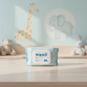 Baby Wipes 30Pcs Spunlace Soft Gentle Hypoallergenic for Infant Daily Skin Cleansing