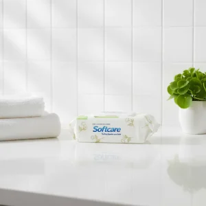 Baby Wipes 80Pcs Soft Spunlace Gentle Hypoallergenic Disposable Daily Cleaning Wipes
