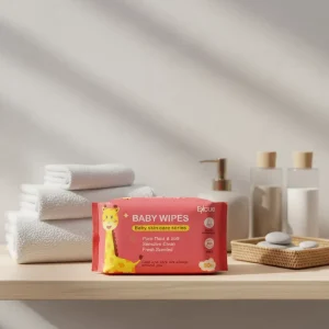 Baby Wipes Baby Skin Care Series Thick & Soft Sensitive Cleaning 80pcs
