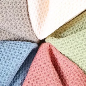 Barista Waffle Weave Tea Sublimation 100% Cotton Compressed Quick Dry Household Kitchen Dish Bath Towel in Stock
