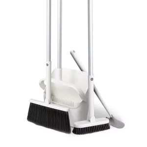 Bathroom Floor Cleaning Brush, Broom, and Dustpan Set in PP Material