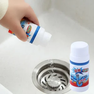 Bathroom Kitchen Toilet Deodorizer Powder Gel Dredge Agent for Odor Stain Removal Descaling Sewer Cleaning