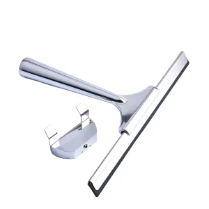 Bathroom Shower Squeegee with Holder Window Wiper Handy Glass Wiper