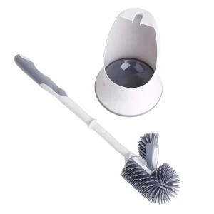 Bathroom Silicone Toilet Bowl Brush