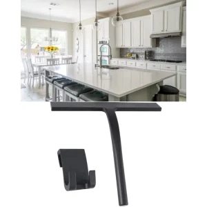 Bathroom Tiles Custom Silicone Squeegee 11 Inches for Shower Glass Doors Shower Squeegee Silicone Black