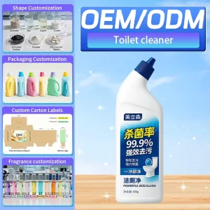 Bathroom Toilet Cleaner Urine Stain Remover Long-Lasting Natural Fragrance