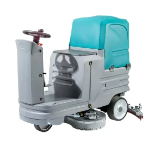 Battery Powered Ride on Floor Cleaner Commercial Scrubber Dryer Automatic Floor Scrubbing Washing Machine For Large Area
