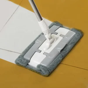 Bedroom Hair Floor Brush Long Flat Flexible Duster Mops Microfibre Flat Mop Assembled Clip Cloth