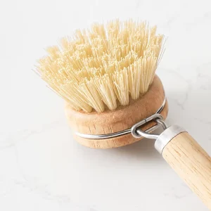 Beech Wood Long Handle Dish Brush Kitchen Cleaning Tool