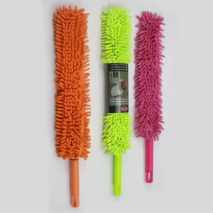 Bendable Chenille Microfiber Handheld Duster Brush for Furniture Cleaning