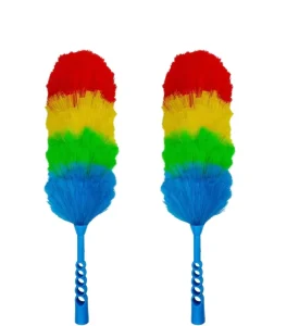 Bendable Washable Static Duster with Flexible Fibers PP Head 50cm for Bookcases