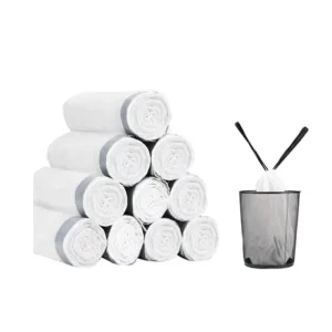 Best Quality Big Size Black Plastic PE Waste Packing Bags High Density Strong Flat Pocket Trash Garbage Bags Dustbin Liners